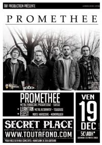 Promethee + Leahtan + Elest. Le vendredi 19 décembre 2014 à Saint-Jean-de-Védas. Herault.  20H00